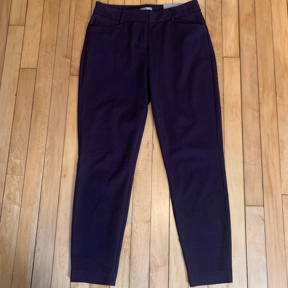 Maurices skinny short ankle pants dark purple 5/6 - Picture 2 of 8